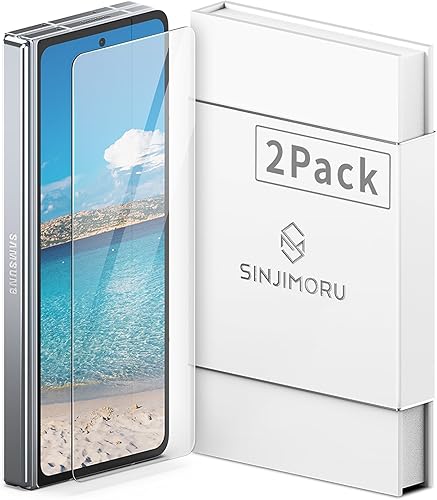 Sinjimoru Protector de pantalla para Samsung Galaxy Z Flip 5 Z Fold 5, vidrio templado transparente para Galaxy Z Flip 5 Z Fold 5. Sinji Glass Z