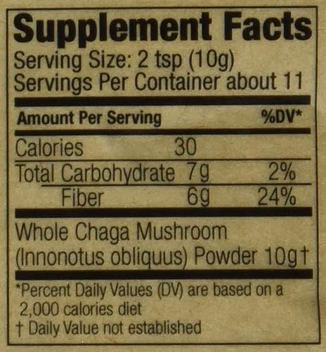 Miniatura 11 de Sayan Polvo de chaga grueso siberiano crudo de 4 onzas (3.99 oz) de té de hongos cosechados salvajes, potente suplemento antioxidante adaptógeno