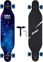 Vista 13 de Junli - Patineta Freeride de 41 pulgadas, para skateboarding, estilo libre y pendientes.