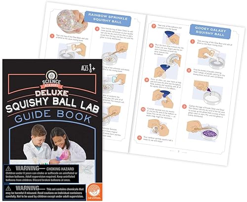 Miniatura 3 de MindWare Science Academy Deluxe Squishy Ball Lab – Incluye todos los ingredientes para hacer 10 bolas blandas – A partir de 8 años