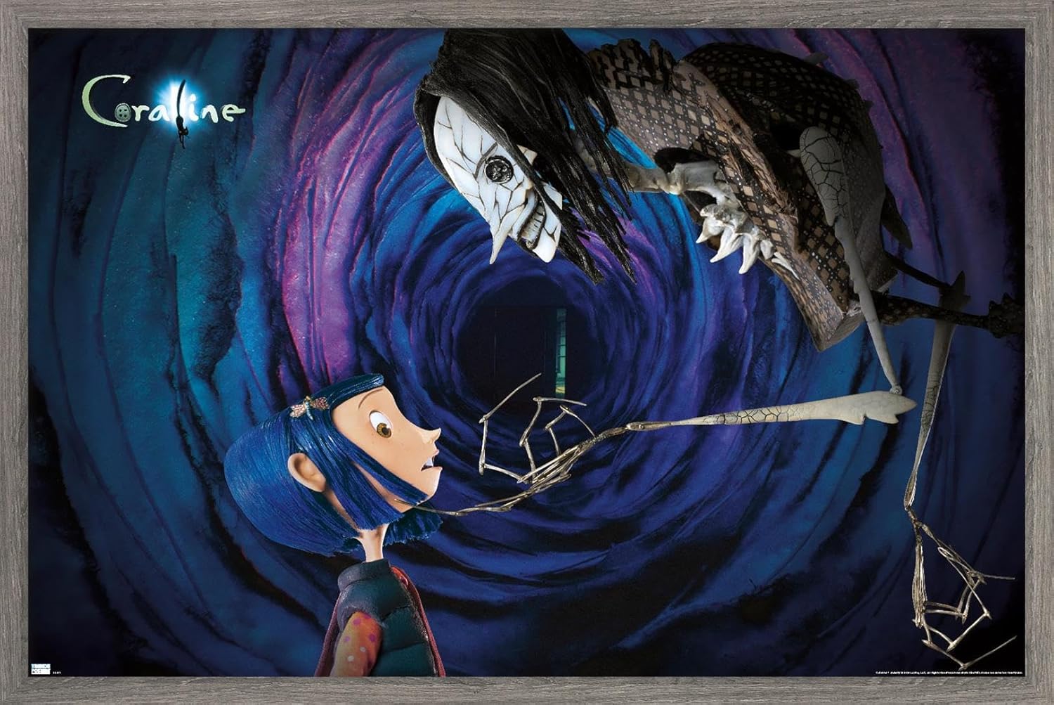 Coraline - Coraline And The Beldam Wall Poster, 34L" x 22.4W", Premium Unframed Version
