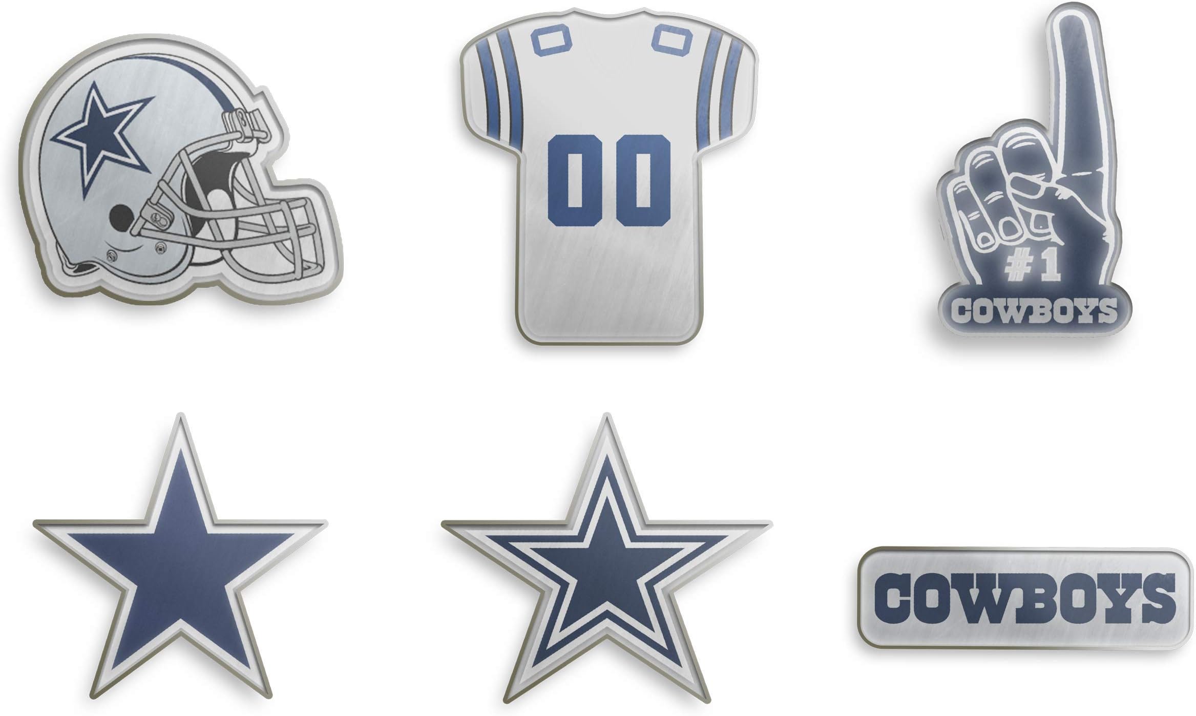 Dallas Cowboys NFL Pin Badge Set of 6 Pieces