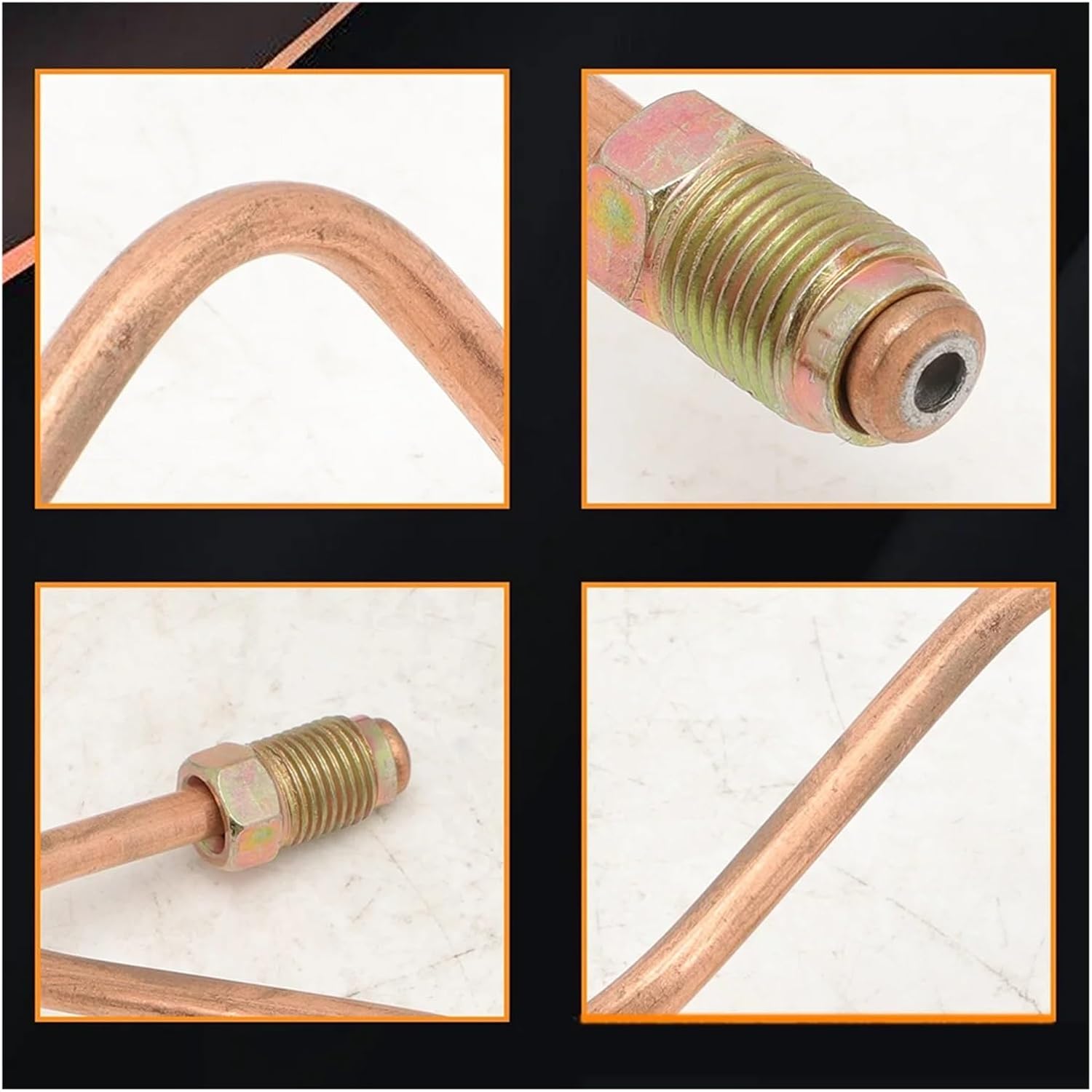 Front Left Brake Line Brake Hose 8D0611721D 8E0611721B Compatible with A4 A6 C6 B6 8E2 2002-2004