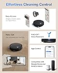 ECOVACS DEEBOT T50 PRO Omni Robot Vacuum and Mop, 3.19” Ultra-Slim, 15,000Pa Suction, ZeroTangle 2.0, TruEdge 2.0, AIVI 3D Obstacle Avoidance, Auto Mop Wash & Dry, Self-Emptying, Ideal for Pet Hair