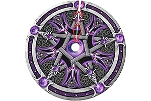 Purple Pentagram Christmas Tree Topper