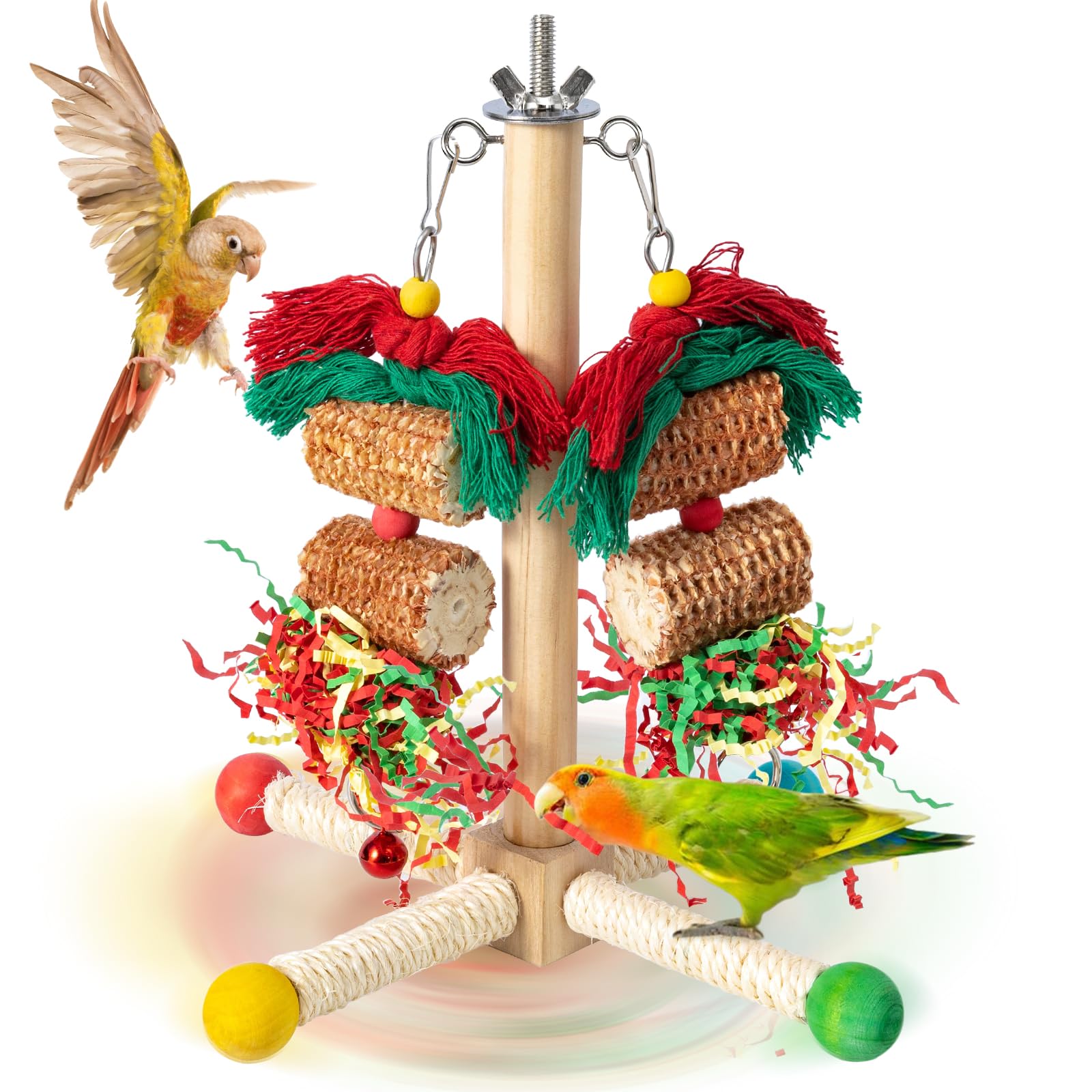 GingerUPer Papageien-Spielzeug (Grün)