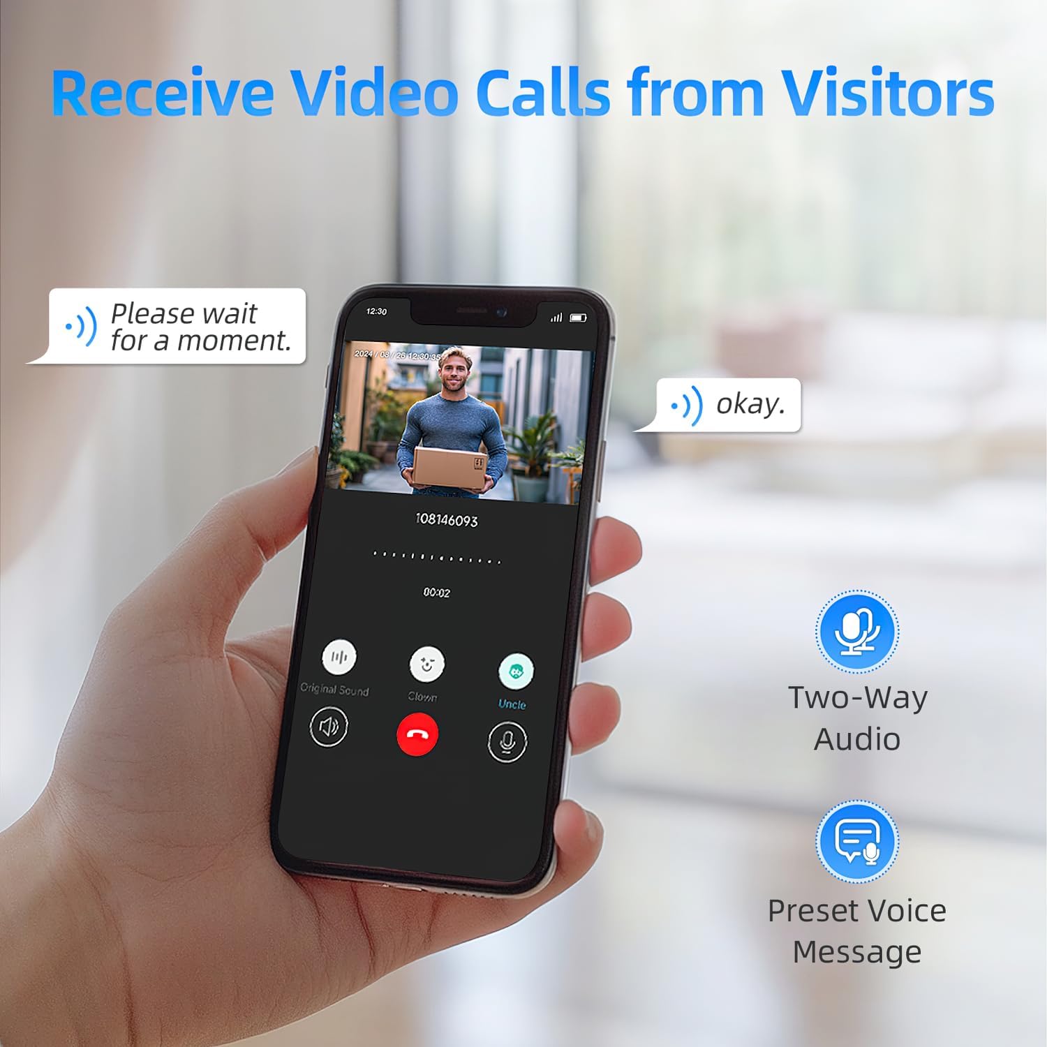 XTU Wireless Video Doorbell No Subscription-2K HD Security Doorbell Camera-Local/Cloud Storage with Multi-angle Bracket, Works with Alexa and Google Home (White) 6 71z6dvAkG3L. AC SL1500