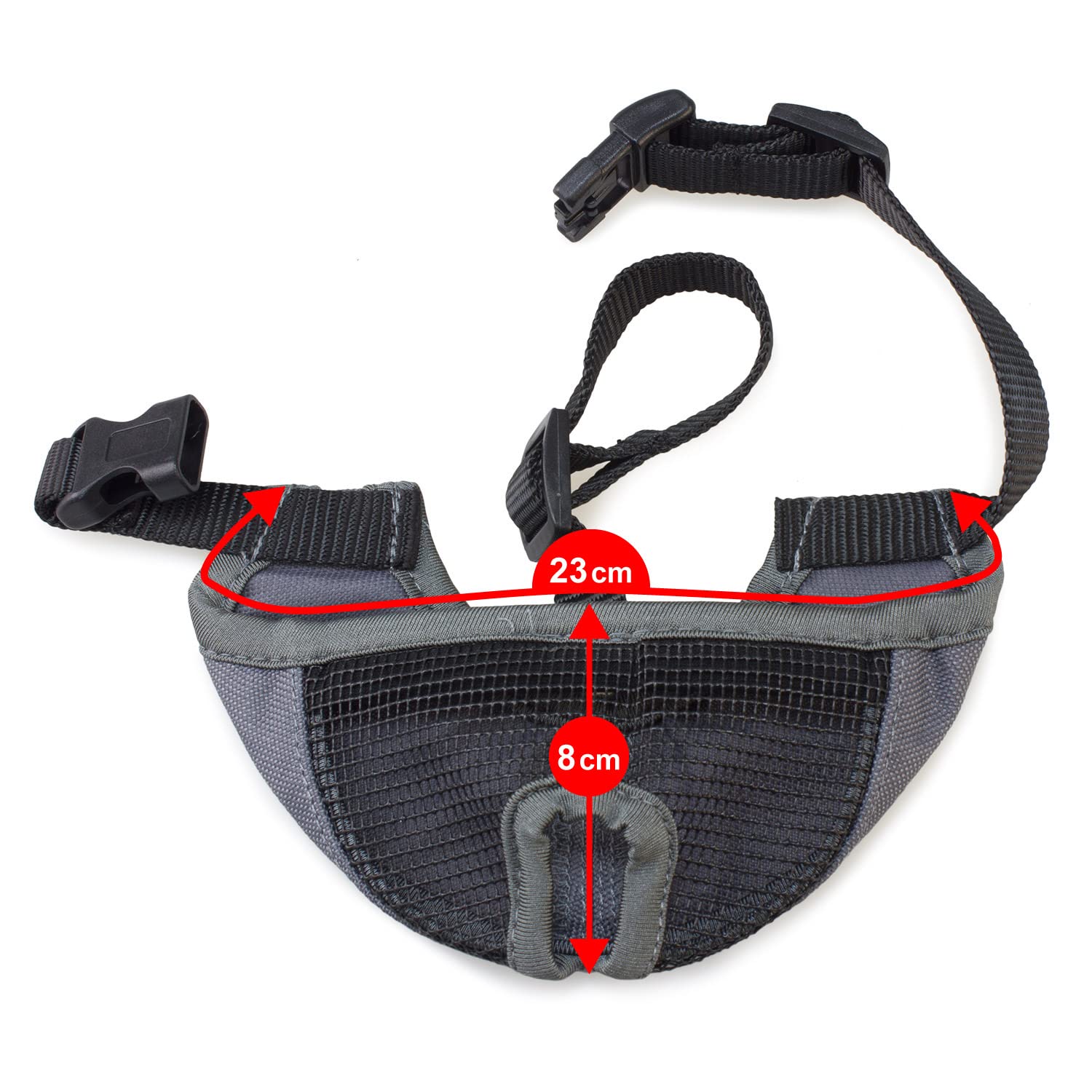 Arquivet Muzzle for Dogs Short Muzzle, Dog Muzzles, Breathable and Bite Muzzle, Polyester, Plastic Clip Closure - Image 4