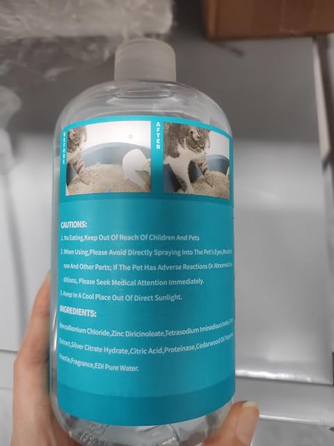 Foto 8 de 8 de Desodorante para mascotas 500ml Spray limpiador enzimático que elimina eficazmente los olores de la orina…
