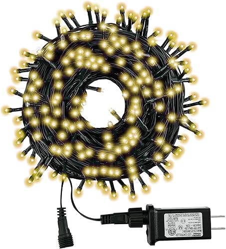 Luces de Navidad de 66 pies, decoración del día de San Valentín, 200 luces LED románticas con 8 modos de iluminación, mini luces parpadeantes