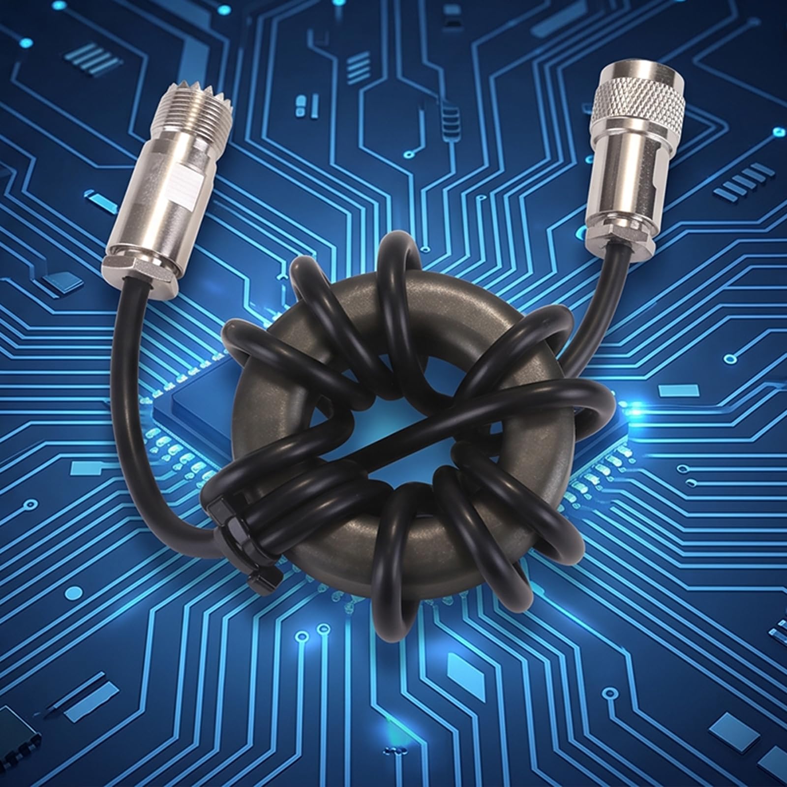Magnetic Coil HF 1 1 Balun Anti Interference 1 8 50 MHz