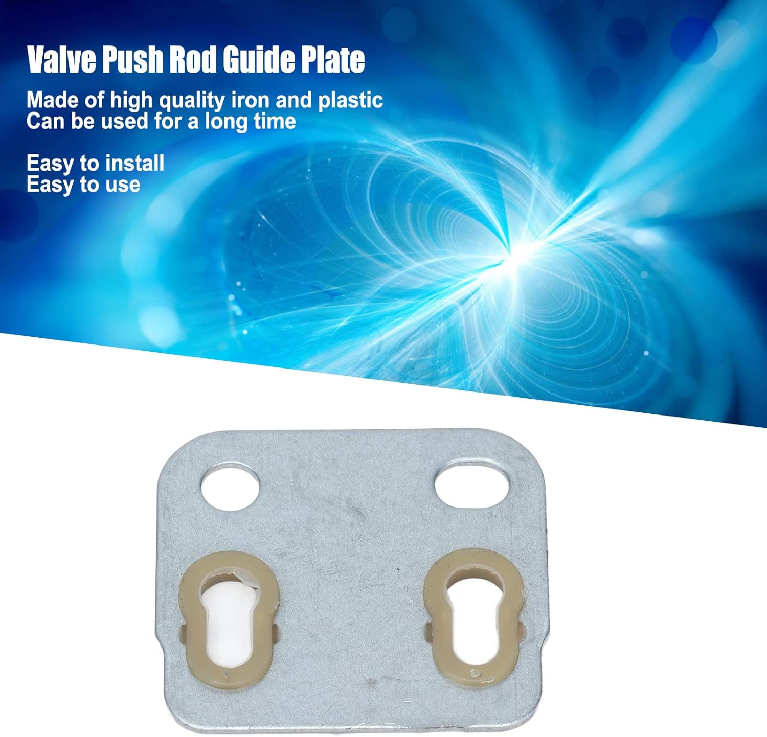 10Pcs Valve Push Rod Guide Plate, Engine Generator Guide Plate, Iron Plastic Guides Plates for 154F Engine Garden Generator Components