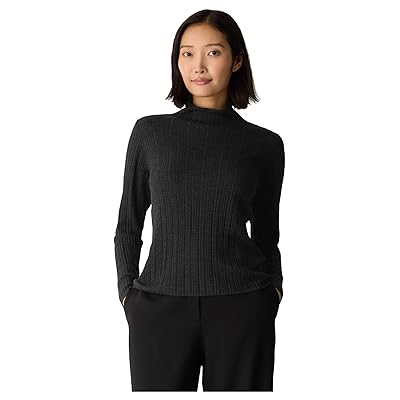 Eileen Fisher Clean Merino Turtle Neck Sweater Women