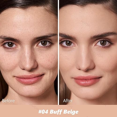 Miniatura 3 de KYDA - Base BB con cojín de aire para cabeza de hongo, base de hongos para mujeres mayores, base de crema CC hidratante duradera para piel madura,