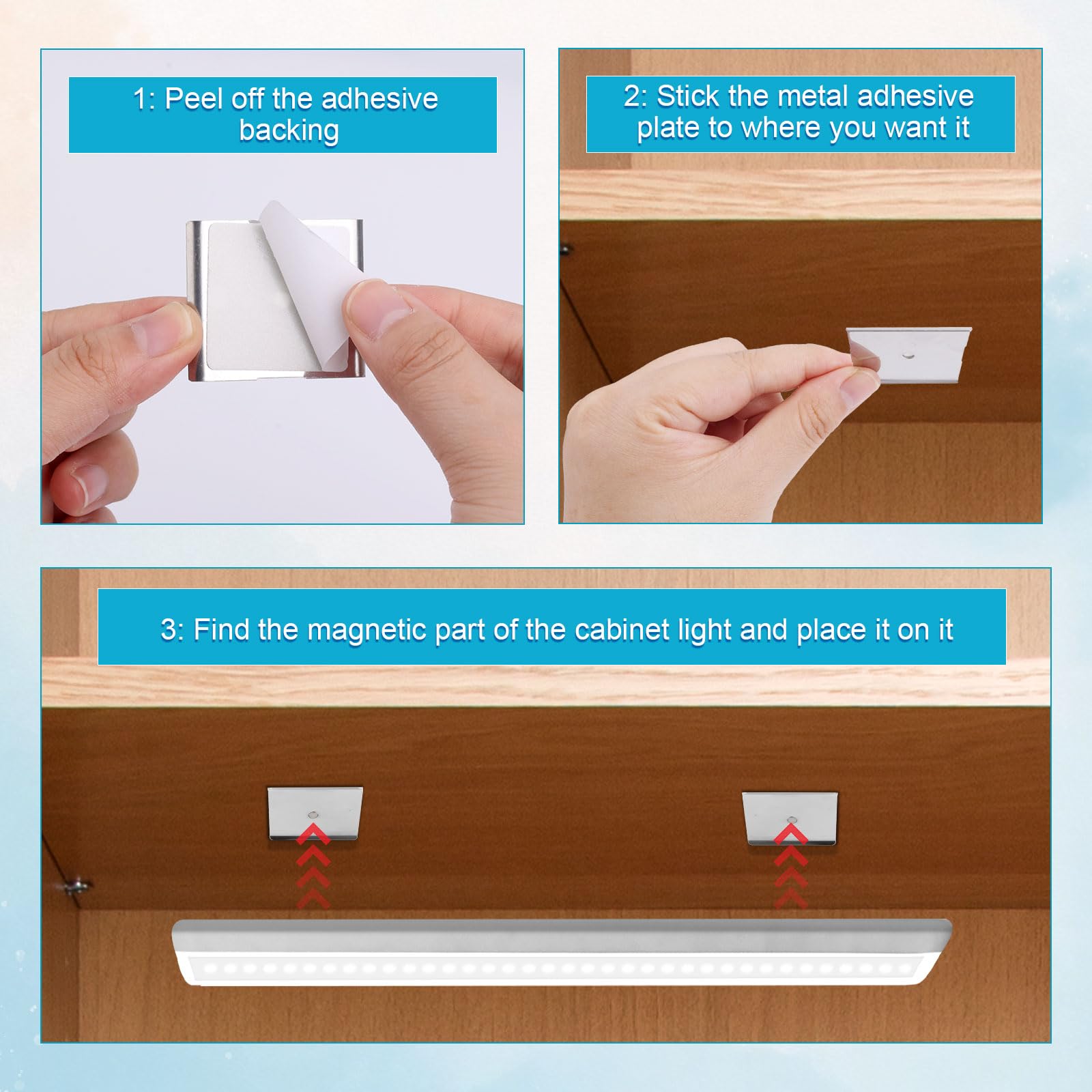 6pcs Metal Adhesive Strips For Magnetic Under Nigeria | Ubuy