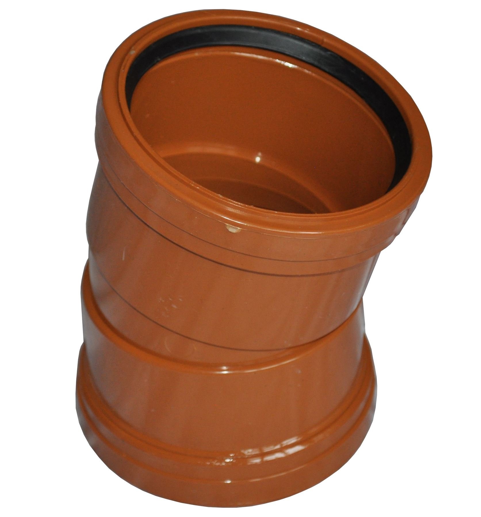 Underground Pipe Double Socket 15 Degree Bend