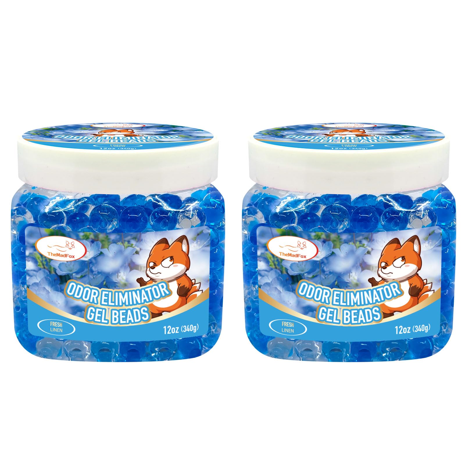 2 Pack Odor Eliminator Gel Beads