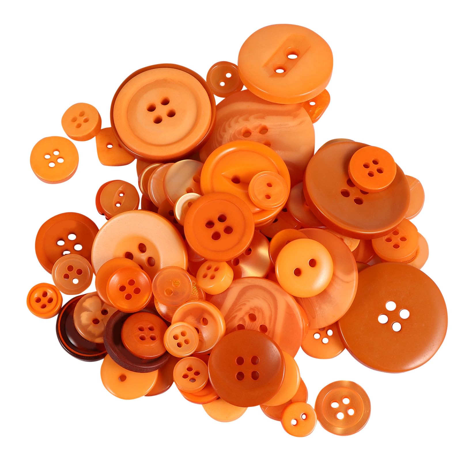 Bottoni in Resina Assortiti 7mm-35mm 1000 Pezzi per Cucito