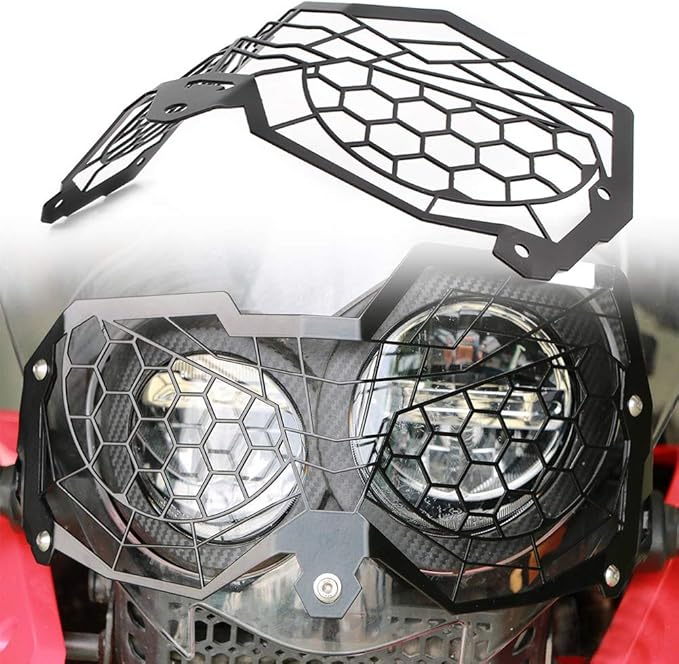 Newsmarts Motorcycle Headlight Protector Guard Headlamp