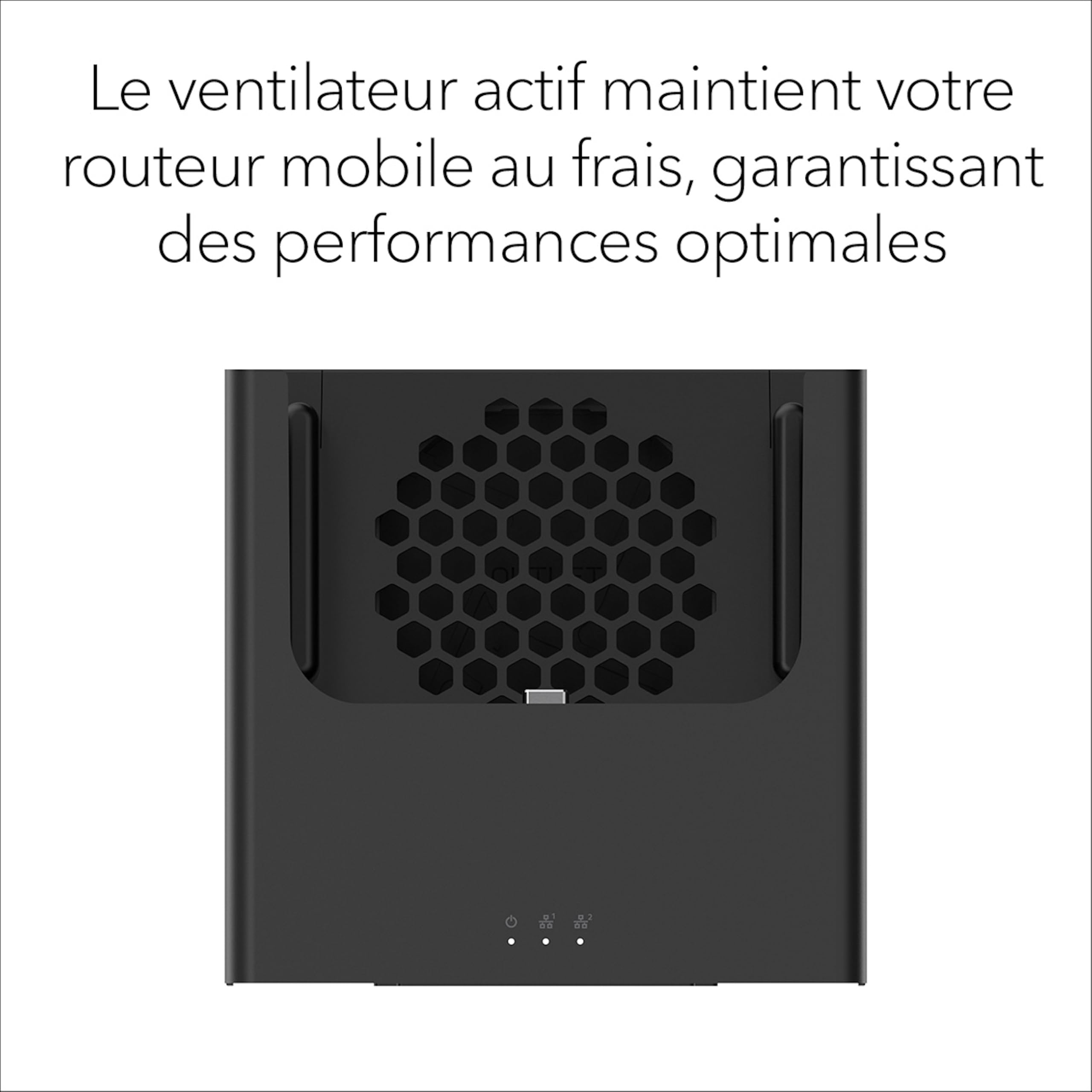 NETGEAR Nighthawk Socle Ethernet Gigabit 2 Ports (MD200) – Dock avec Alimentation et connexions filaires pour Votre routeur Mobile Nighthawk M7 Ultra ou Pro, M7, M6 Pro, M6 ou M3
