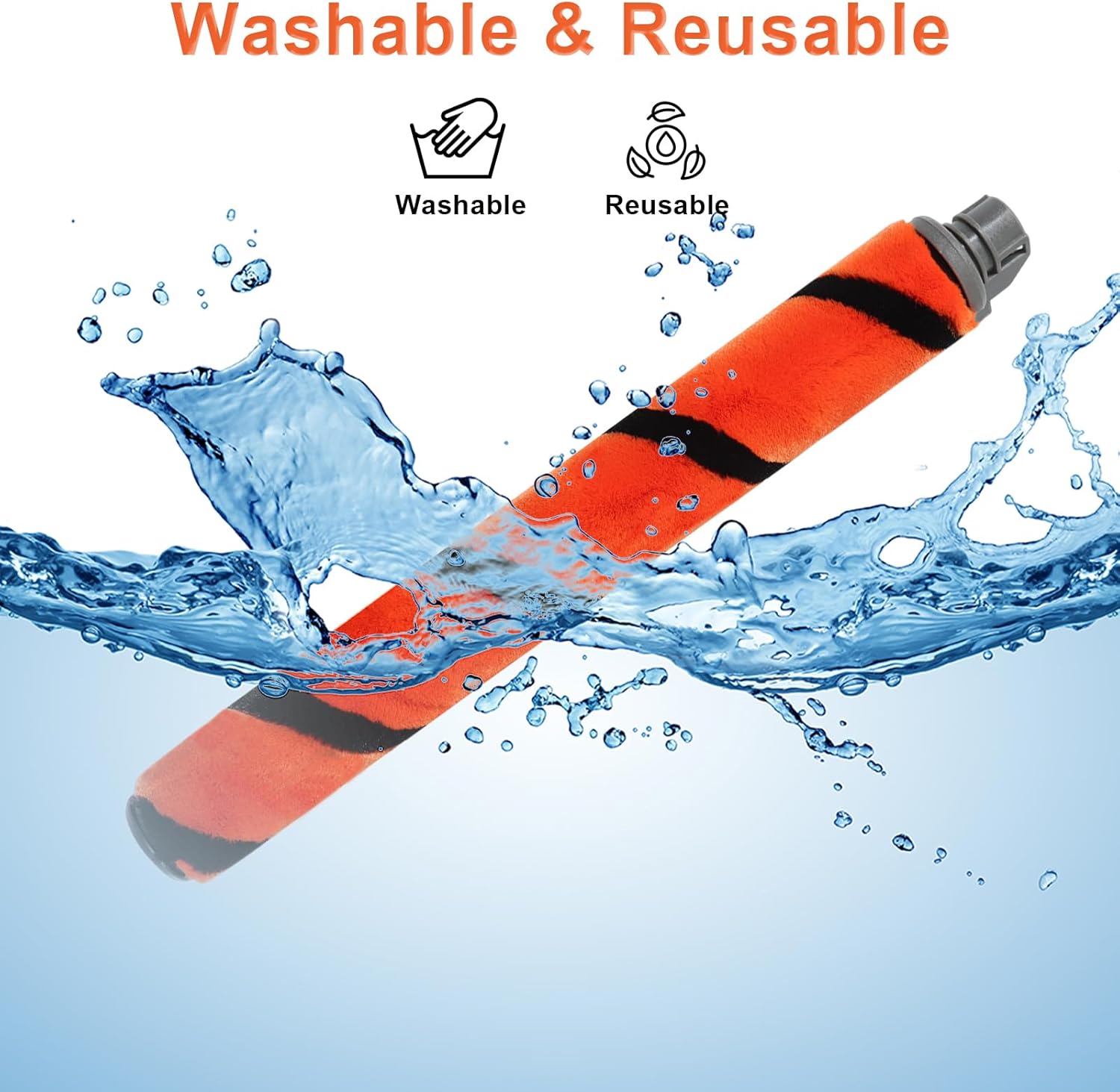 2 Pack Brushroll Replacement AX950 AX951 AX952 AZ1000 AZ1002 Compatible with Shark Apex & Duoclean Vacuum NV830 NV831 NV835 UV700 ZU700C ZU701 ZU780 ZU782 ZU785 ZU881, Part # 1173FT950 & 1395FC831