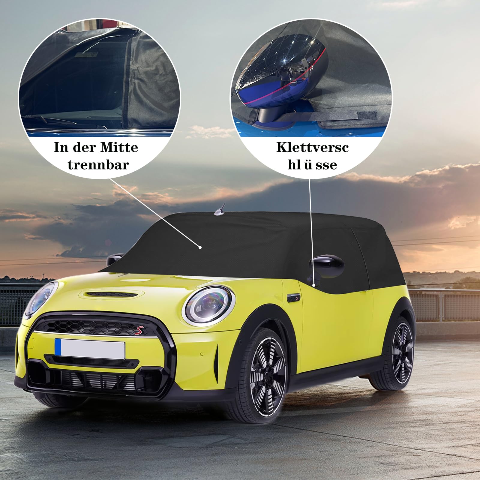 Halbgarage für BMW MINI Cabrio - Winddichte Abdeckung für alle Wetterbedingungen, UV-beständig