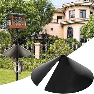 14inch-Upgrade Squirrel Baffle for Protecting Hanging Bird Feeders and Bird Houses, Wrap Around Squirrel Baffles, Bird Feeder Squirrel Guard, Outside Pole Mount Bird House Guard for Shepherd Hooks