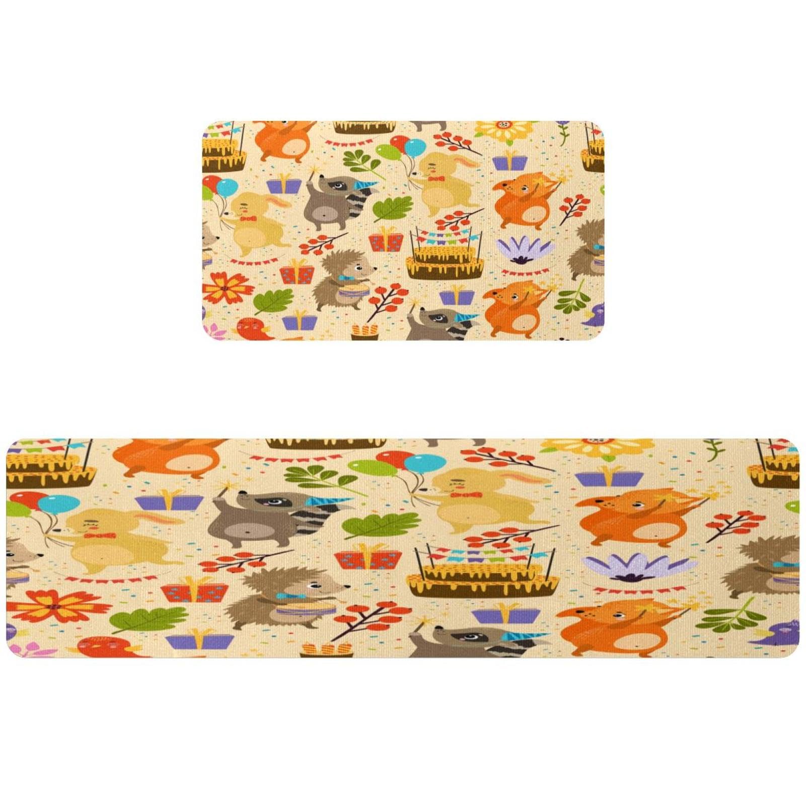 Tapis de sol antidérapant évite les glissades en cuisine lot de 2