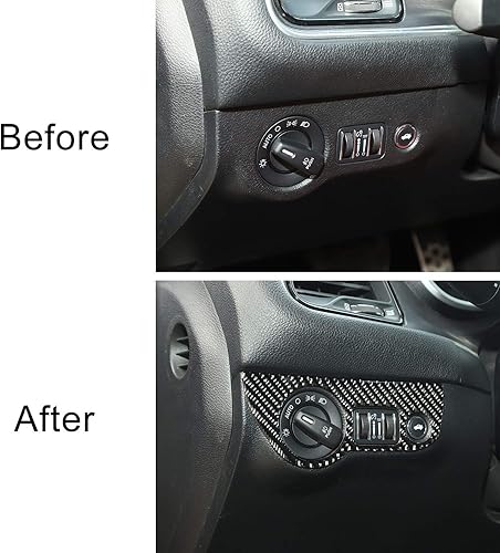 Vista 23 de Voodonala Interruptor de botón de control para Challenger Charger para Dodge Challenger 2015-2025+ Dodge Challenger, accesorios interiores para Rojo