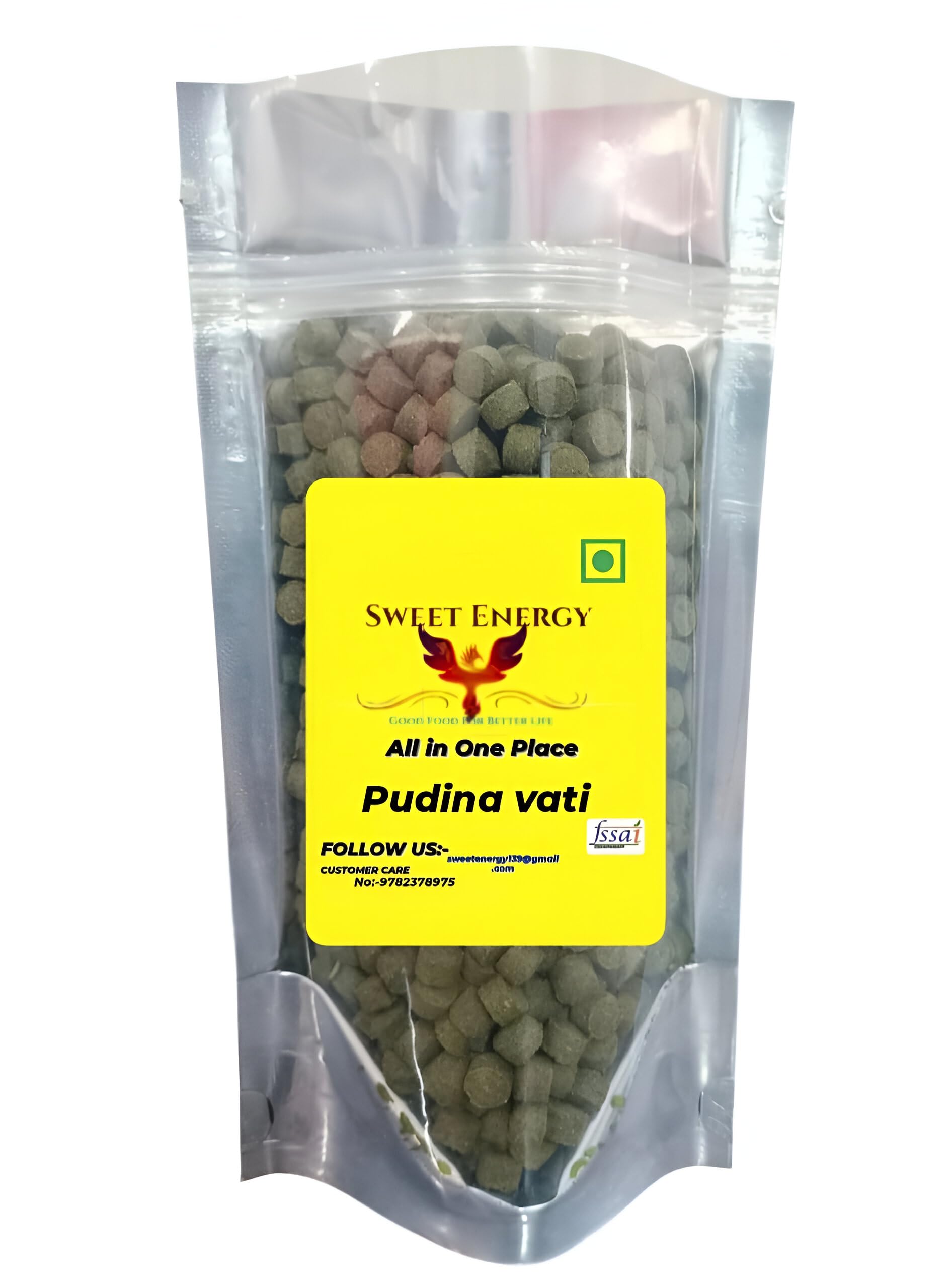Sweet Energy Mint Digestive Tablets, Pudina Vati, Spicy Flavoured Snack, Protein Rich Chews (250g(pack of 1))-image-49