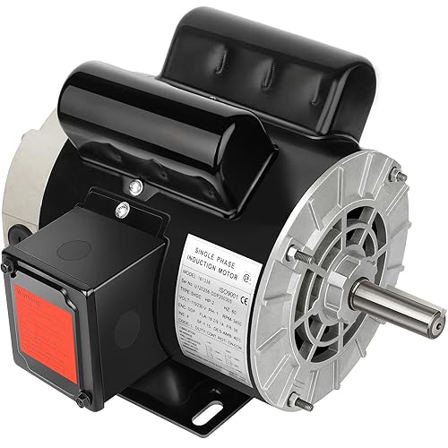 motor eléctrico 2HP 3450RPM motor monofásico de uso general 115230V 58" diámetro CWCCW ODP 60HZ del eje