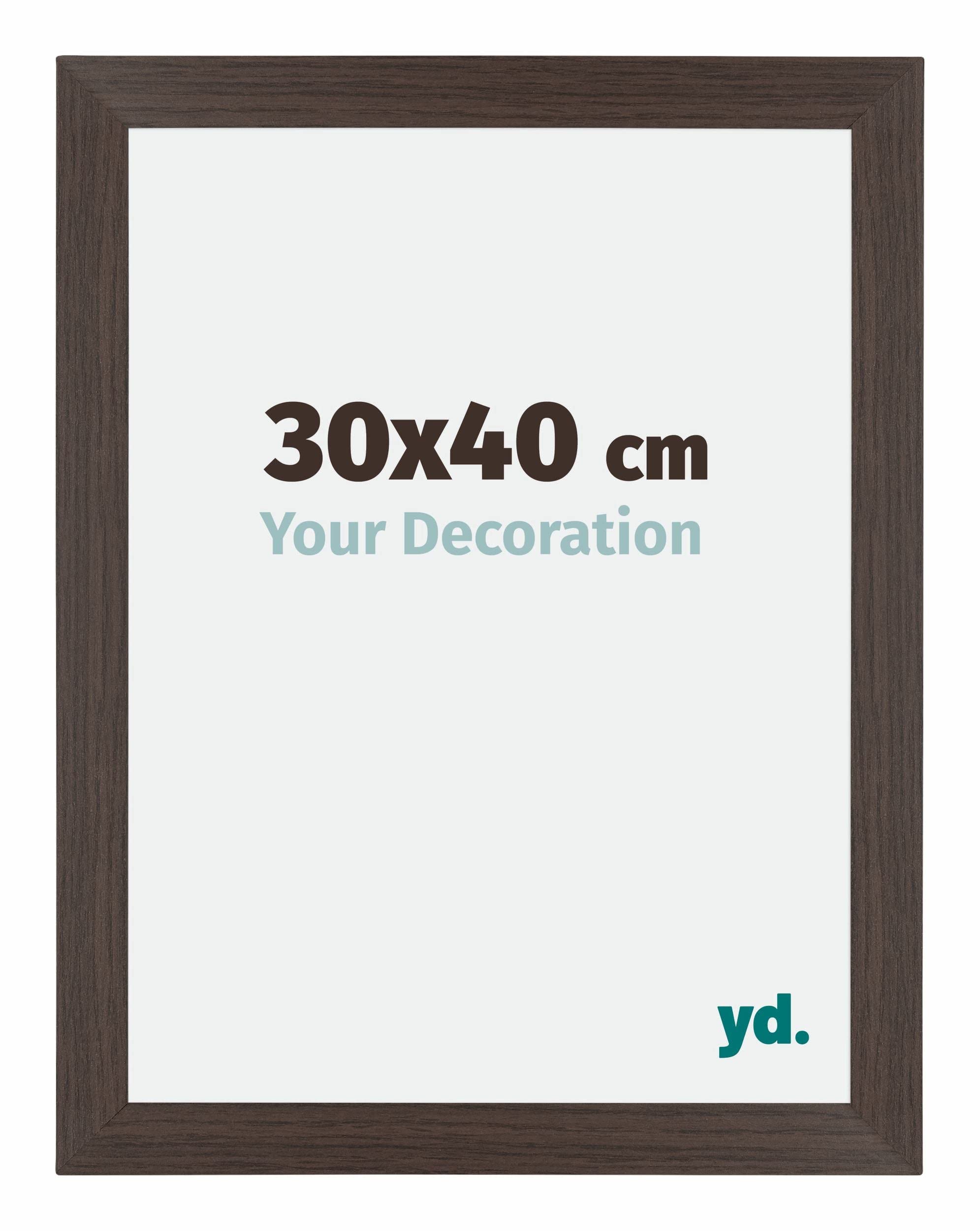 Your Decoration - Puzzle frame 30x40 - Oak Dark - Puzzle frame 500-1000 Pieces - MDF Photoframe - Mura