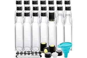 Kingrol 8.5 oz Glass Bottles for Endless Versatility