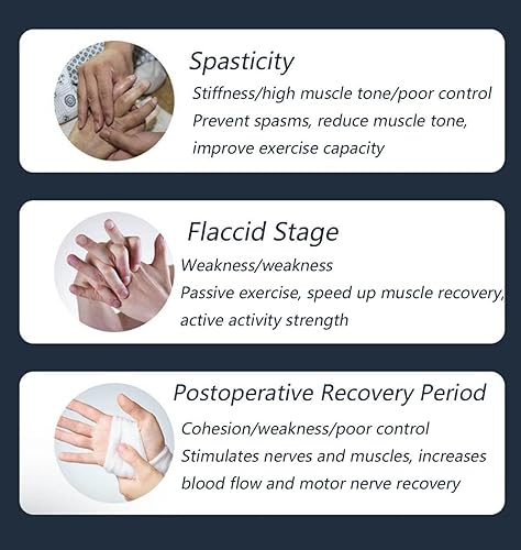 Miniatura 14 de Guantes de robot de rehabilitación Protector exoesqueleto entrenamiento manual para accidente cerebrovascular hemiplejia función de la mano