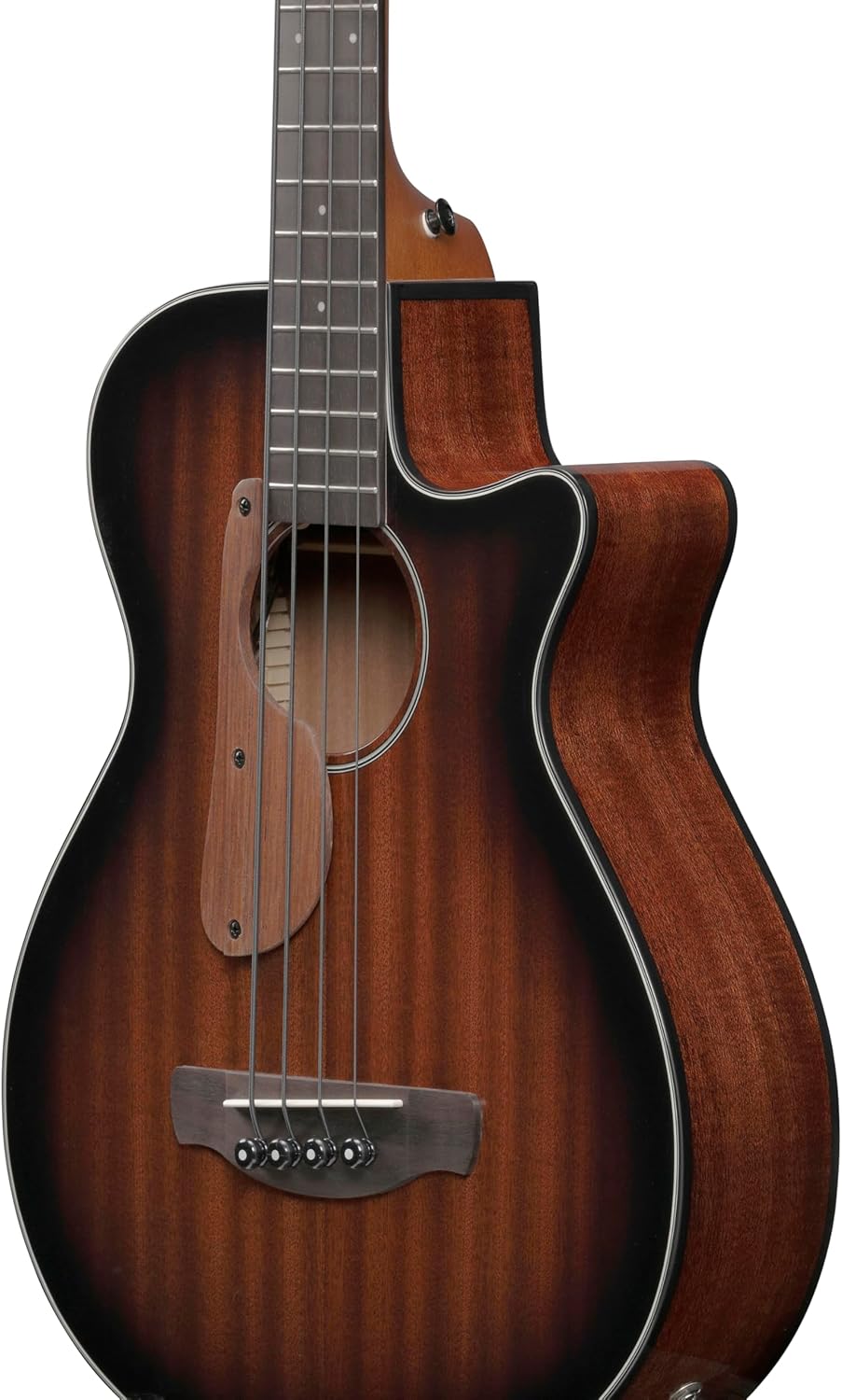 Ibanez AEGB24E AEG Acoustic-electric Bass Guitar - Mahogany Sunburst High Gloss