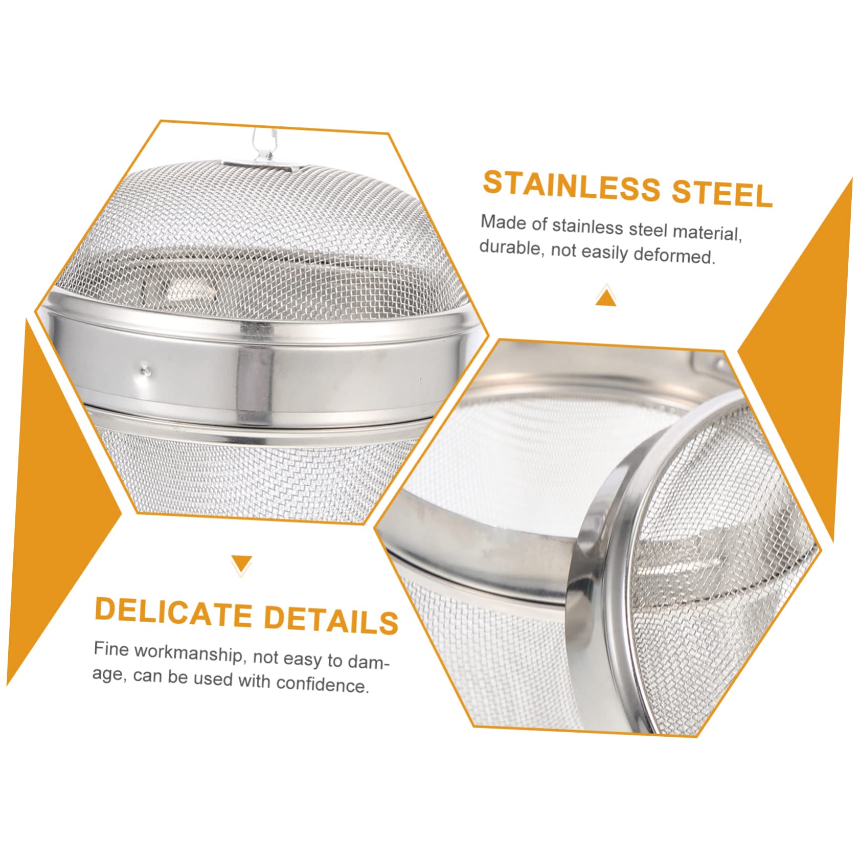 Mikinona 6piezas Bolsas De Colador Inoxidable Para Infusión De y Especias De Accesorio Multifuncional De Cocina Para Filtrar Sopa y Limpiar Joyería