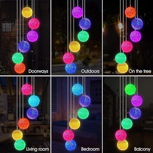 Miniatura 6 de Solor Linterna eólica portátil con sonido