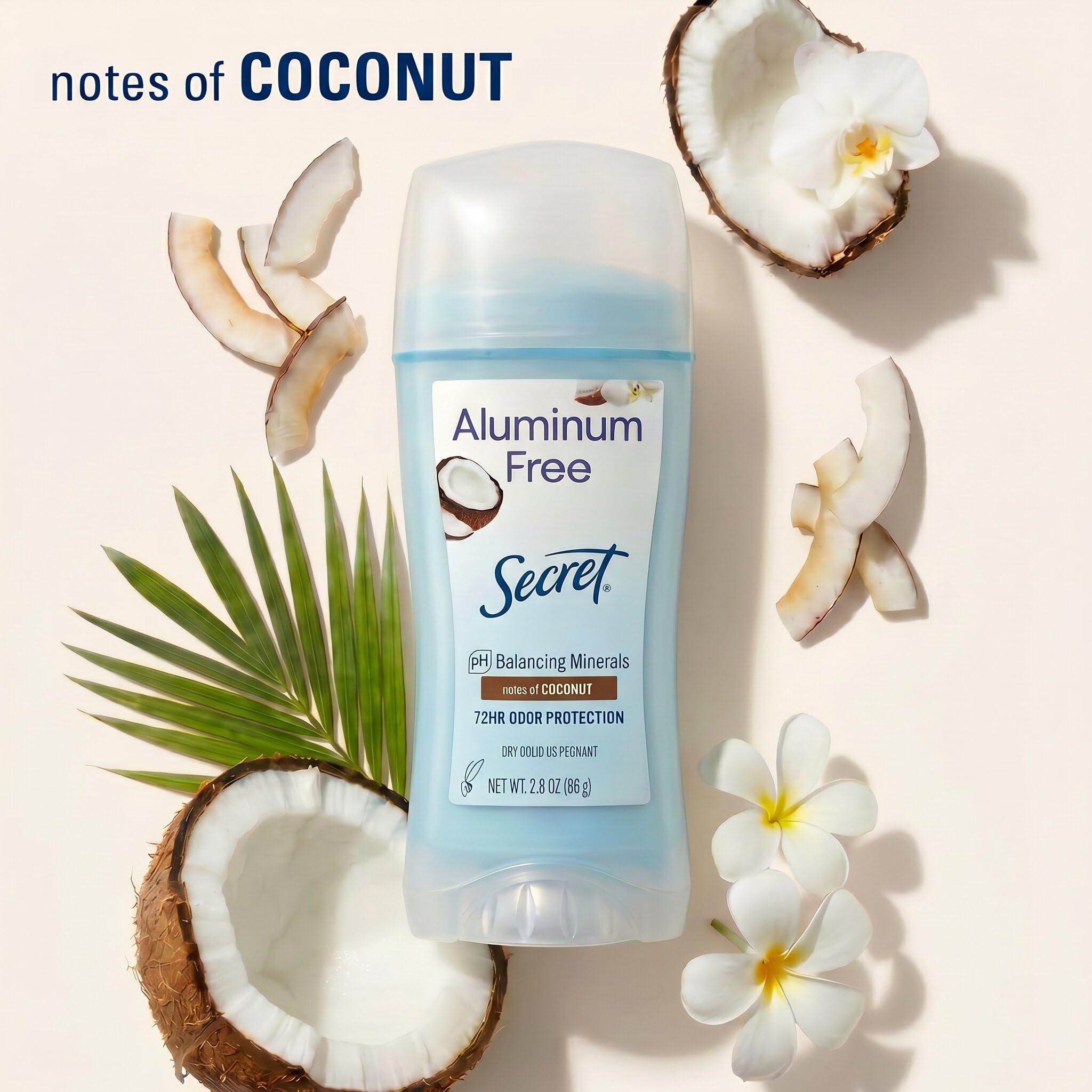 Secret Aluminum Free Coconut Koltuk Altı Deodorant Stick 68GR