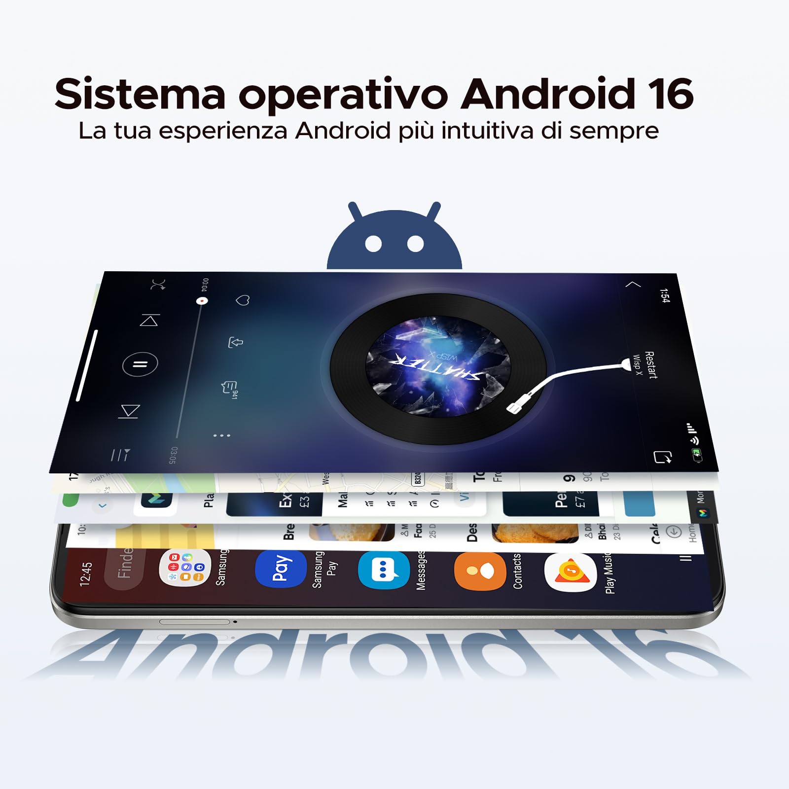 Note 56 Pro Smartphone Android 16, 32GB+128GB/2TB, 6150mAh Batteria, UNISOC T7225 Telefono, 6.56" HD+90Hz, 13MP+8MP Cellulare, NFC/Widevine L1/Face Unlock, Naturali