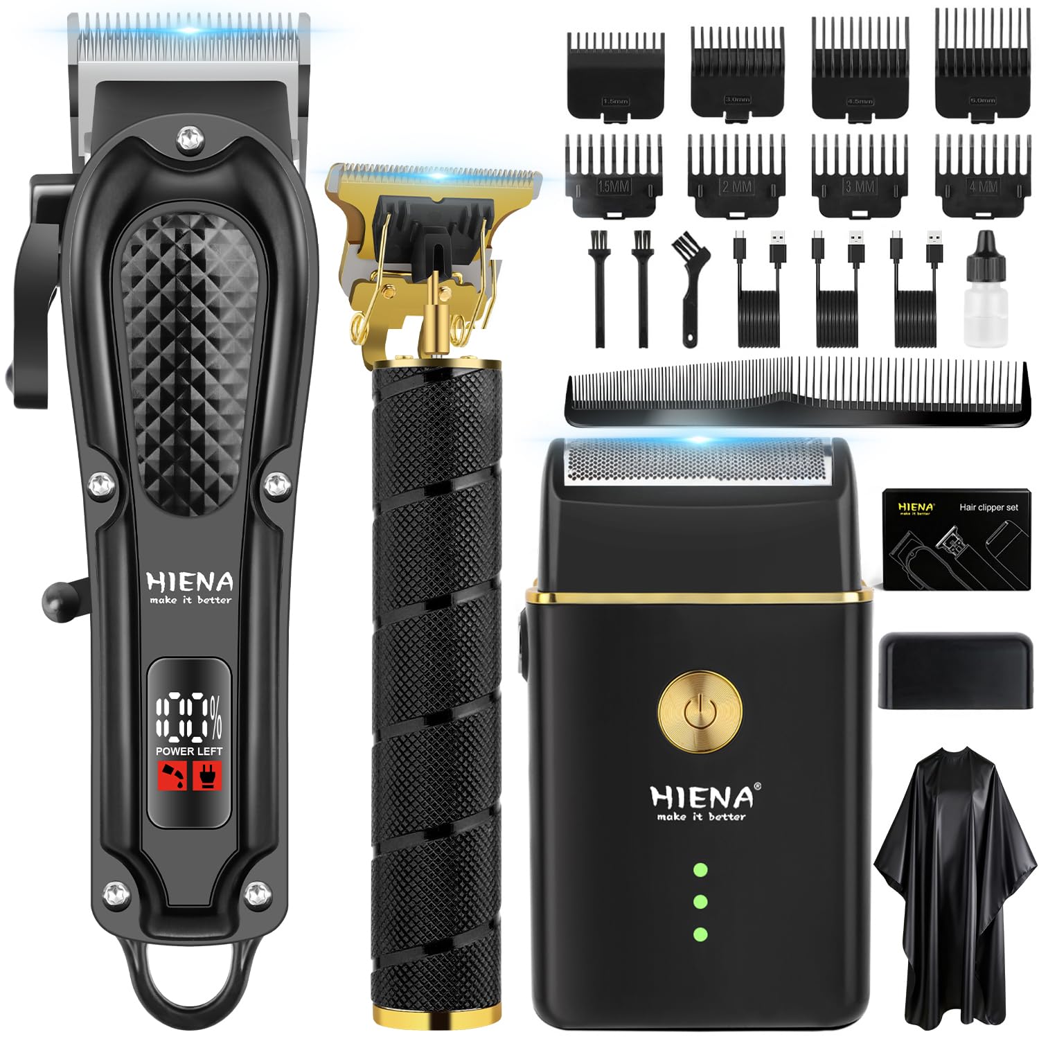 HIENA PRO Tondeuse à cheveux pour homme