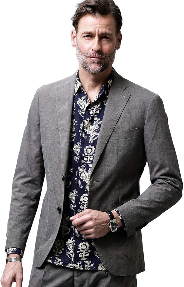 Amazon | [ナノ・ユニバース] インポートファブリックチェック