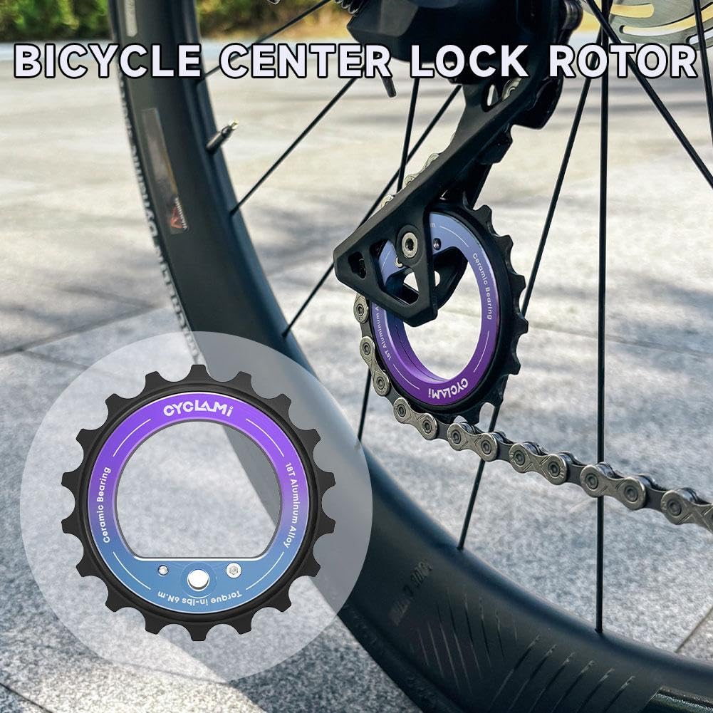 Amazon.co.jp: 18T 中空偏心ビッグプーリー 自転車用 18T ガイド