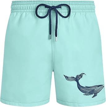 Swim Shorts Embroidered Whale