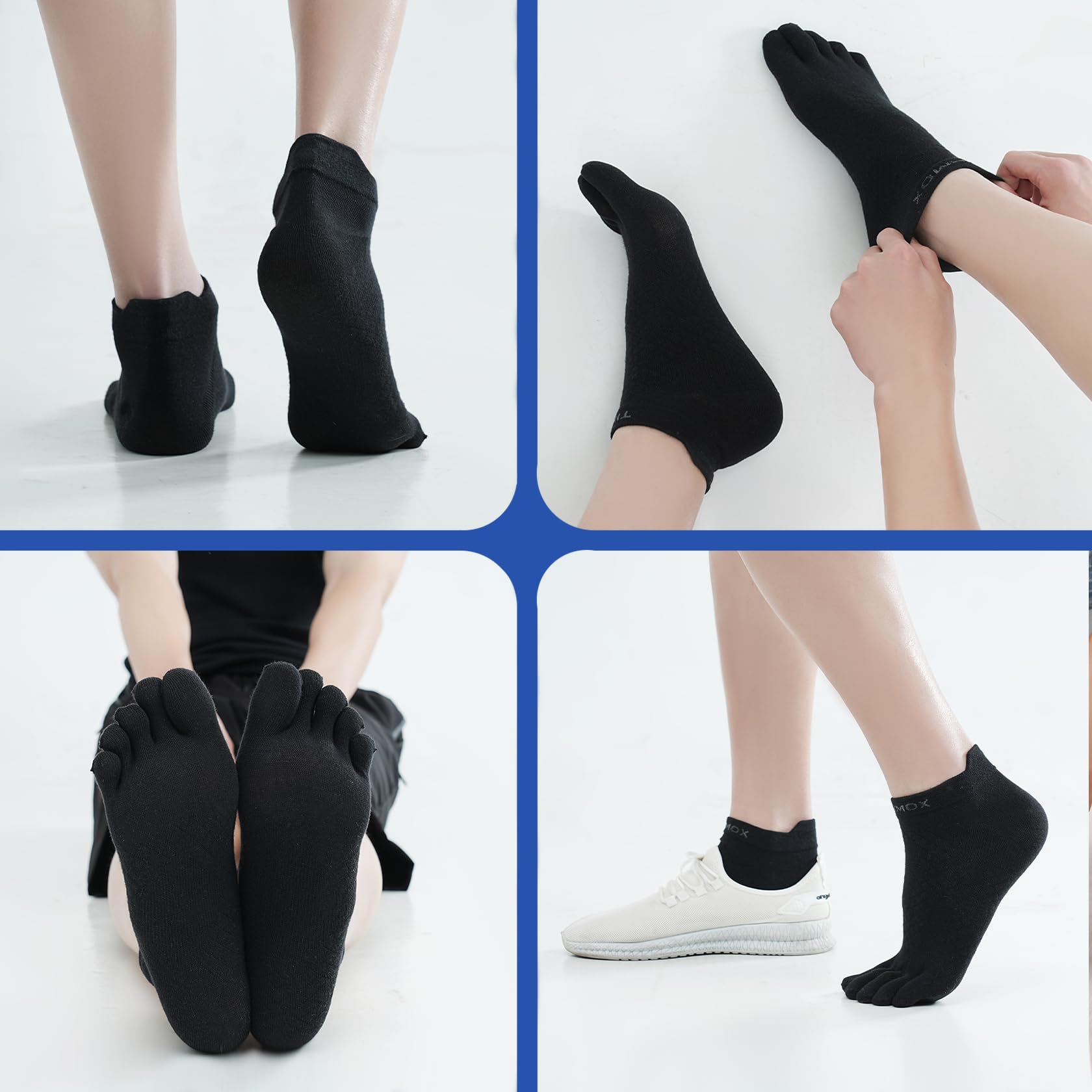 Coolmax, calzini a compressione da corsa e da uomo, da donna, confezione da 3