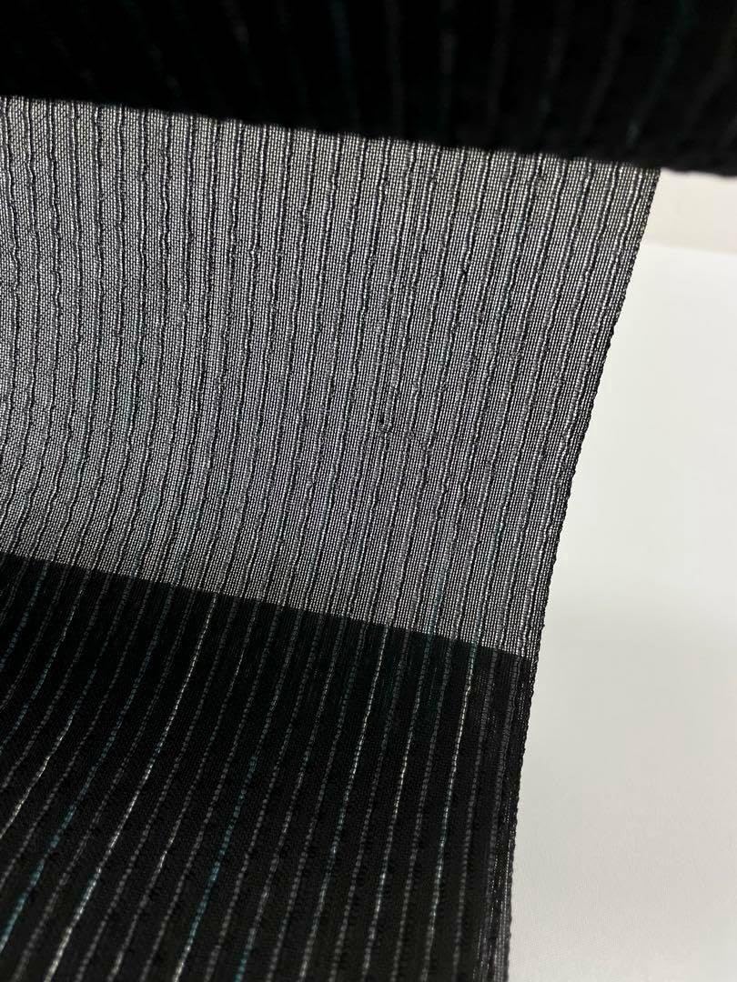 夏紬 生絹のきもの 米沢 黒地 正絹 反物 TN 夏紬 生絹のきもの 米沢 黒地 正絹 反物 TN miyagawa-kimono_sb16011
