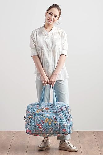 Vista 7 de Maison d' Hermine Bolsas de fin de semana para mujer, de algodón, acolchadas, para equipaje nocturno, bolsa de fin de semana para hombres, regalos