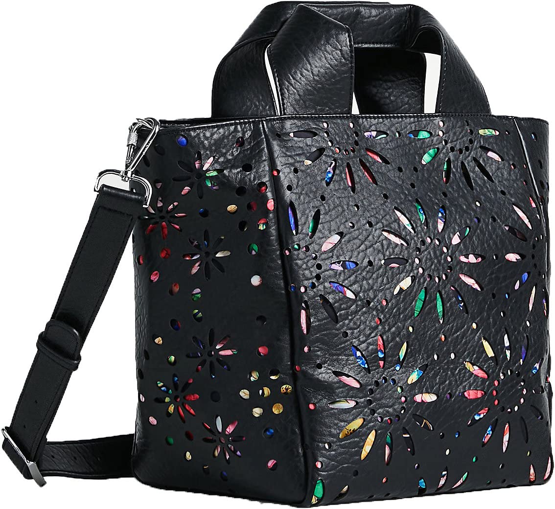 Desigual Bols_dandelion Valdivia, Bolsa De La Compra Mujer, Negro (Black), Talla Única