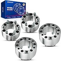 Vista 79 de KAX Espaciadores de rueda de 4 x 4 de 1 pulgada para Trail Boss 330, espaciadores de 4 lengüetas con orificio de cubo de 2.323 in de 1/2 pulgada x