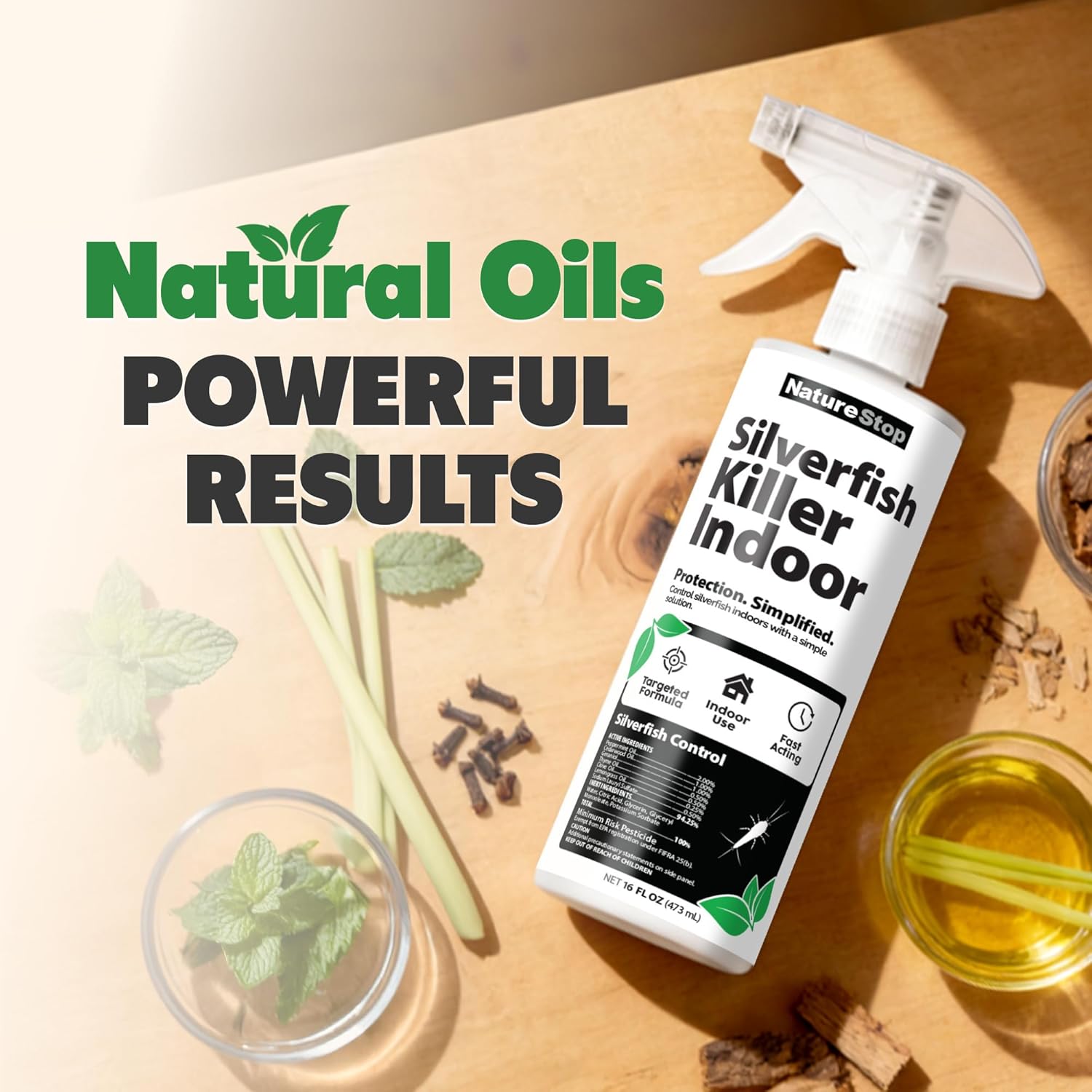 Silverfish Killer Spray, Fast-Acting Silverfish Control for Indoor Use, 16 oz (475mL) - Image 3