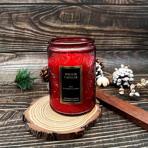 Miniatura 8 de Portavelas con fragancia en relieve, fragancia lavanda, rosa de terciopelo, para el hogar, interior, de larga duración, sin humo, regalo esencial